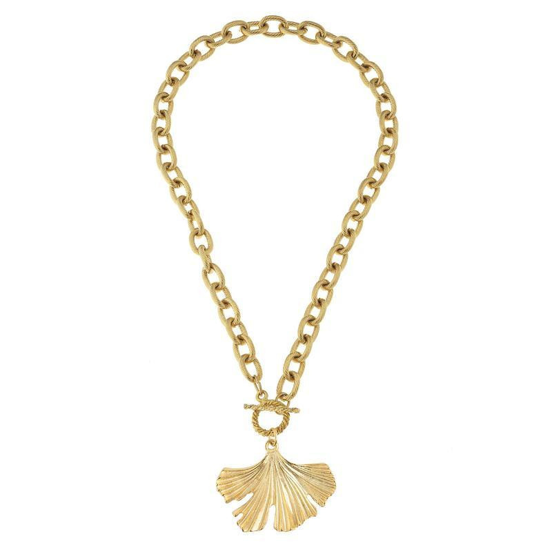 Ginkgo Toggle Necklace | The Horseshoe Crab