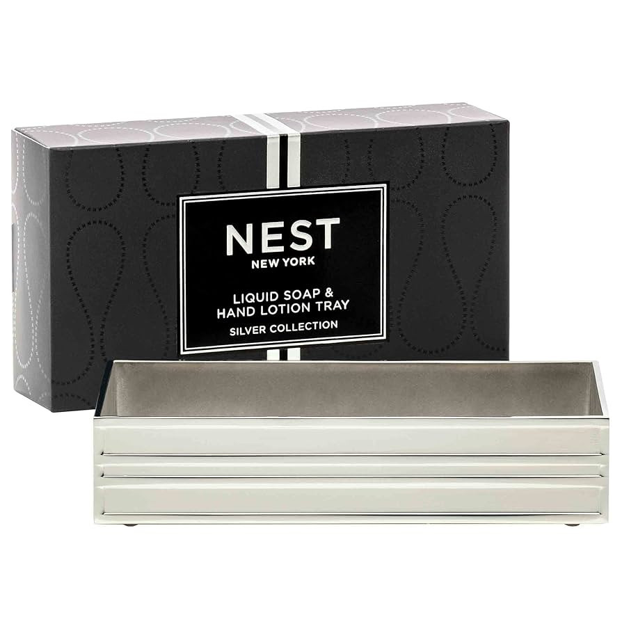 NEST New York Silver Caddy - Soap & Lotion Tray | Amazon (US)