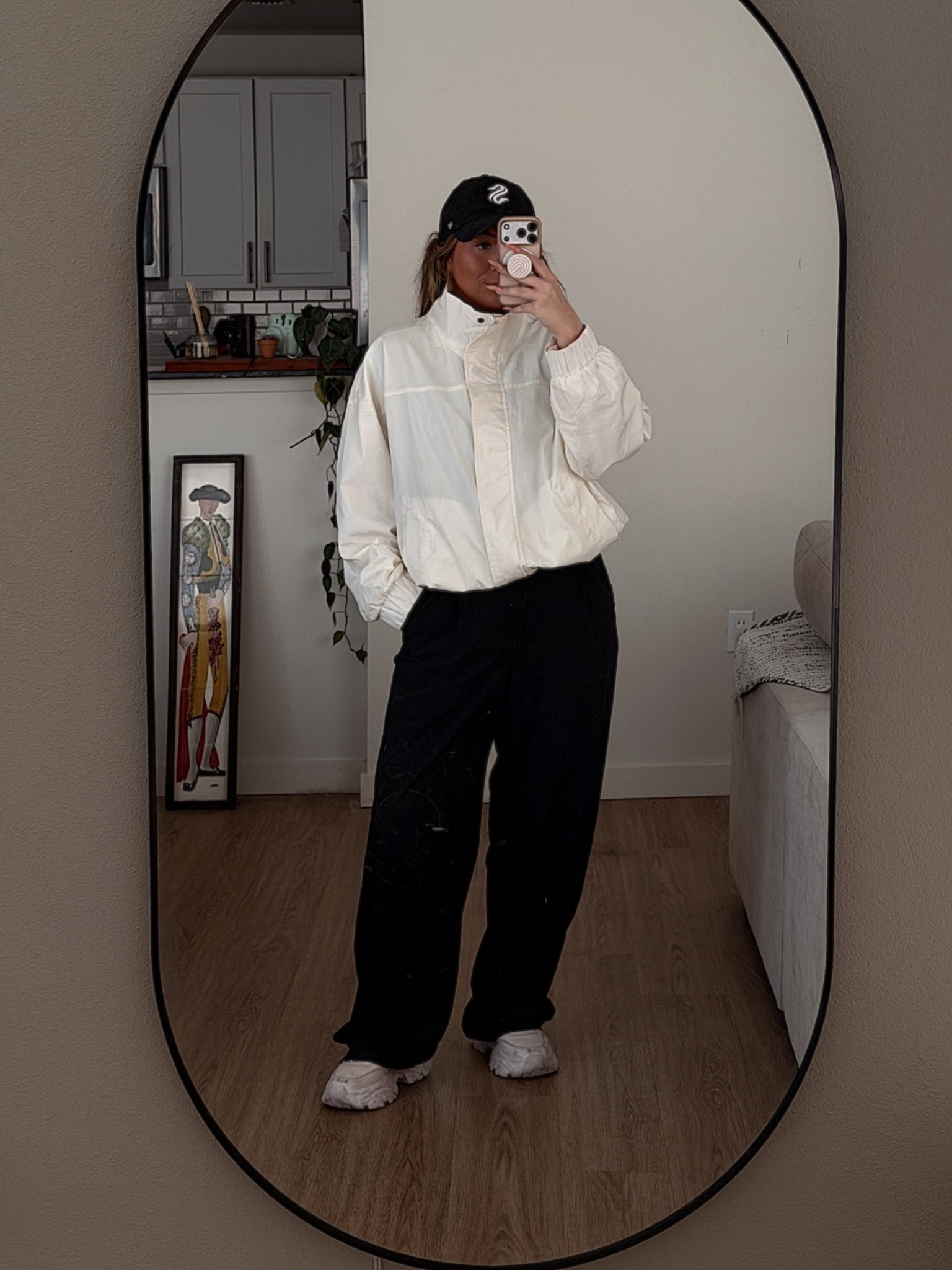 hat - 47
jacket - old navy 
shirt - naked wardrobe
pants - gap
sneakers - amazon

#LTKootd #LTKActive #LTKgrwm