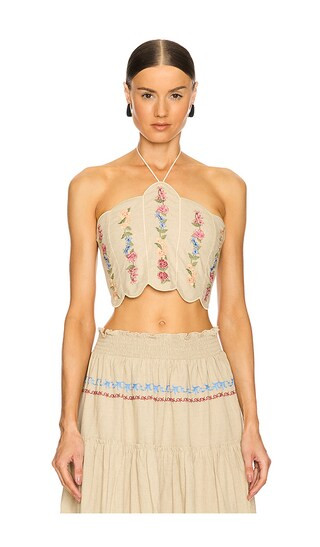Serenity Blush Halter Top in Multicolor | Revolve Clothing (Global)