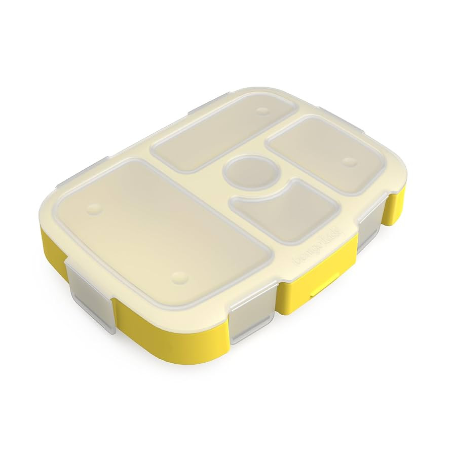 Bentgo® Kids Prints Tray with Transparent Cover - Reusable, BPA-Free, 5-Compartment Meal Prep Co... | Amazon (US)