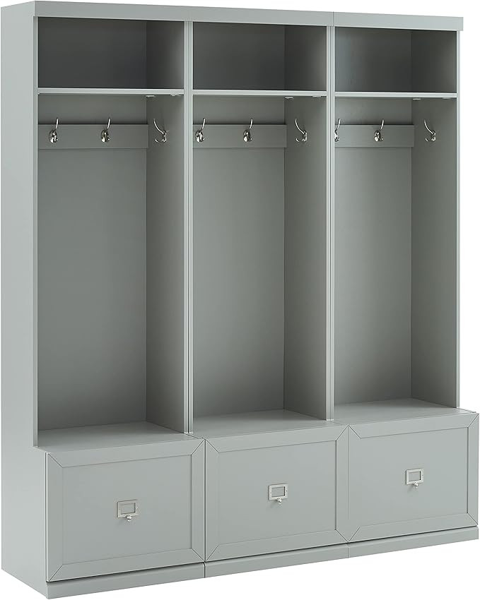 Crosley Furniture Harper 3-Piece Hall Tree Entryway Set with Storage Bench and Coat Rack Hooks fo... | Amazon (US)