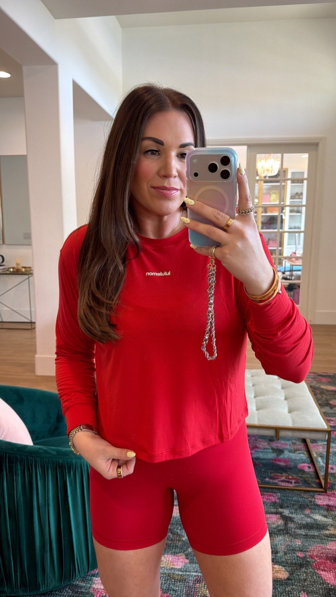 curvy midsize fitness workout look! obsessed with the new leopard print from lululemon. in the size 8 in cropped top, size 8 in shorts, and size 12 in bra 

#LTKMidsize #LTKfitnessgoals #LTKActive