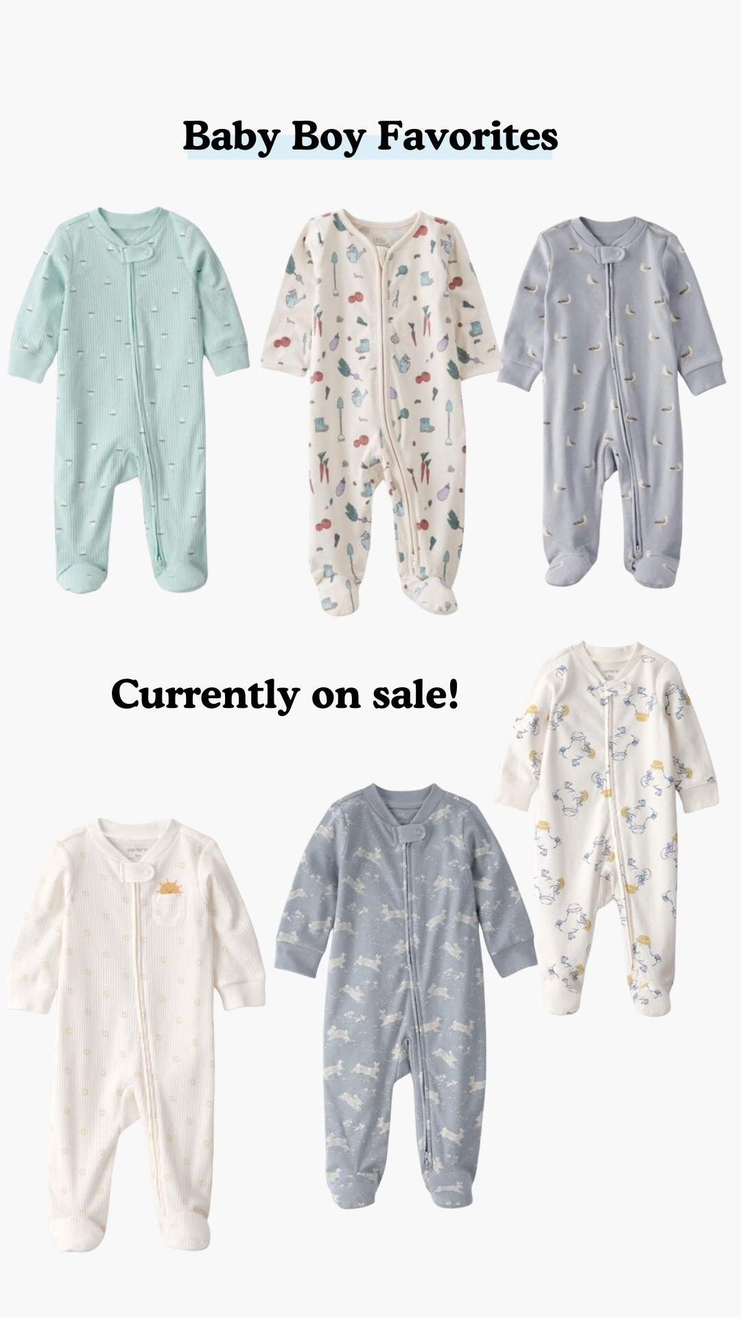 Baby boy sleep n plays currently on sale! 

#LTKmomlife #LTKBaby
