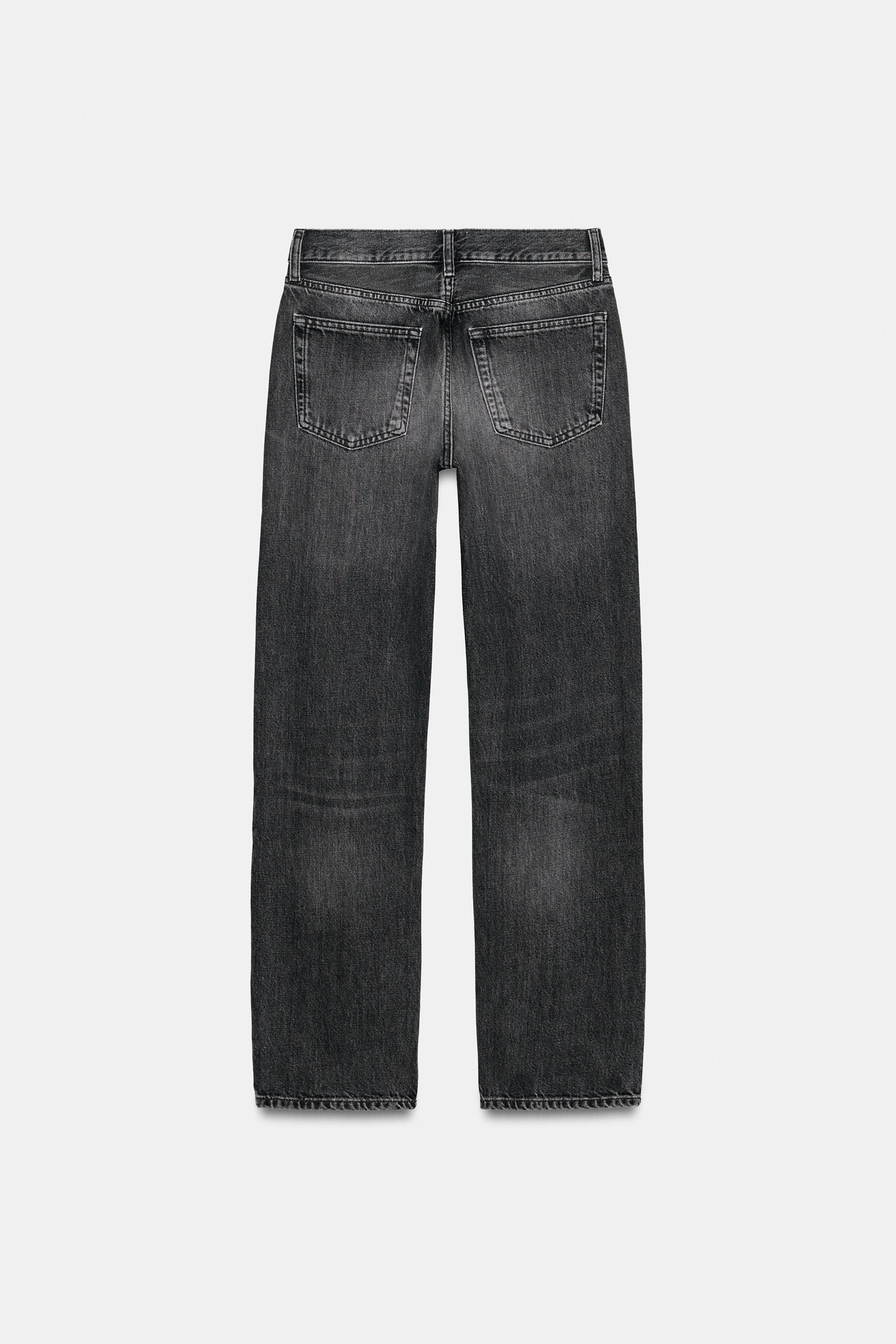 ZW COLLECTION MID-RISE STRAIGHT LEG JEANS | Zara Canada
