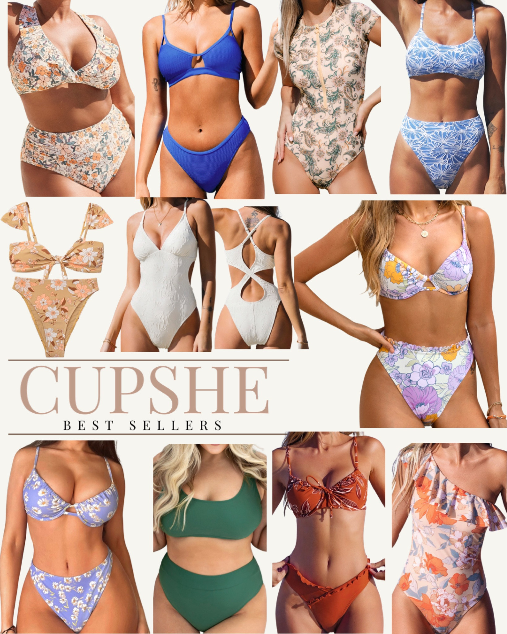 CUPSHE best selling suits new spring summer 2023 collection 

#LTKunder50 #LTKswim #LTKcurves