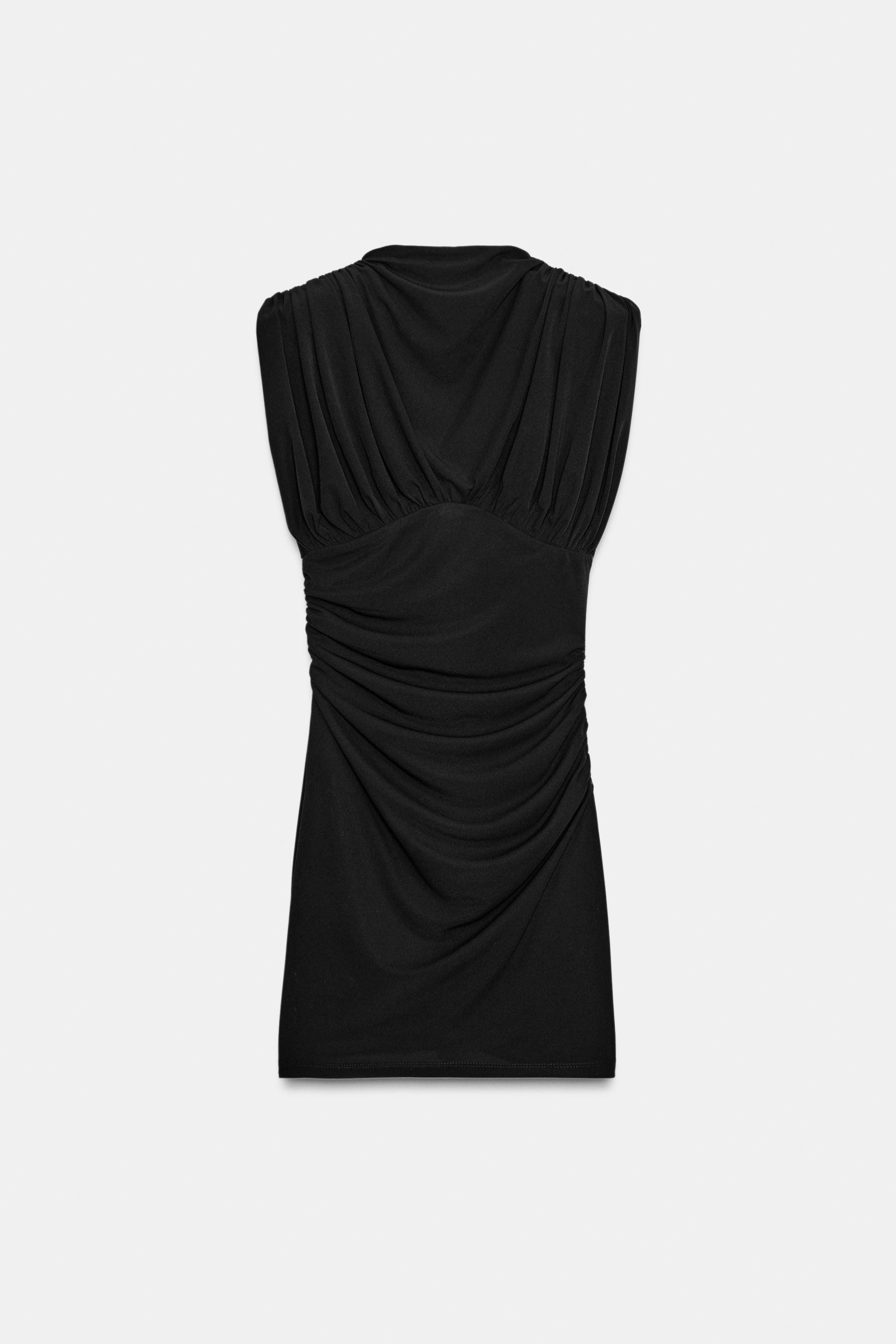 SHOULDER PAD MINI DRESS | Zara US