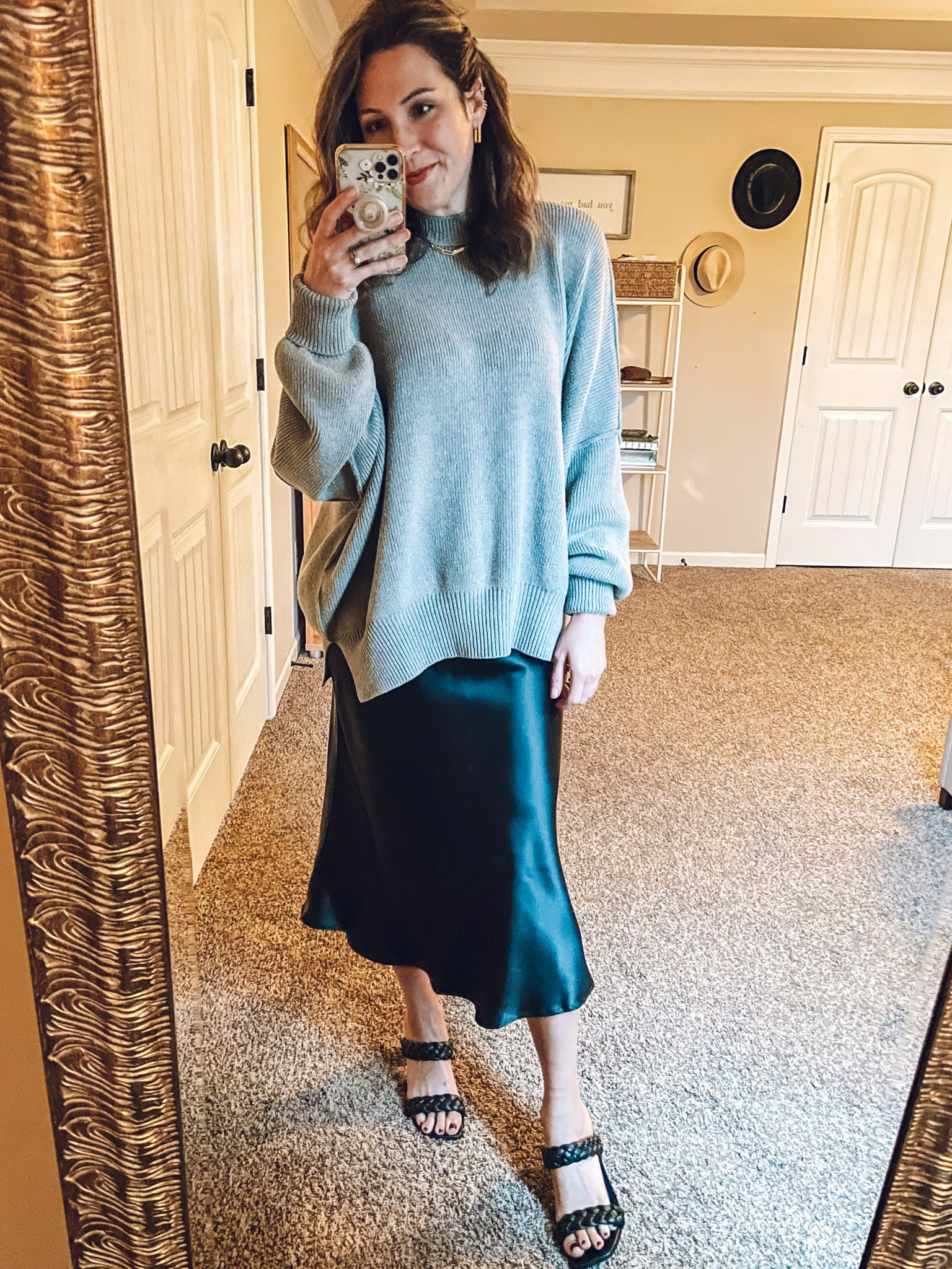 Date Night ✨♥️ Loving this Amazon skirt! So easy to throw on and go - perfect option for the holidays too!  Thanksgiving Outfit Idea | Holiday Style | Easy Street Tunic | Free People Style | Date Night Outfit | Fall Date Night Style | Slip Skirt Outfit 

#LTKSeasonal #LTKHoliday #LTKfindsunder50