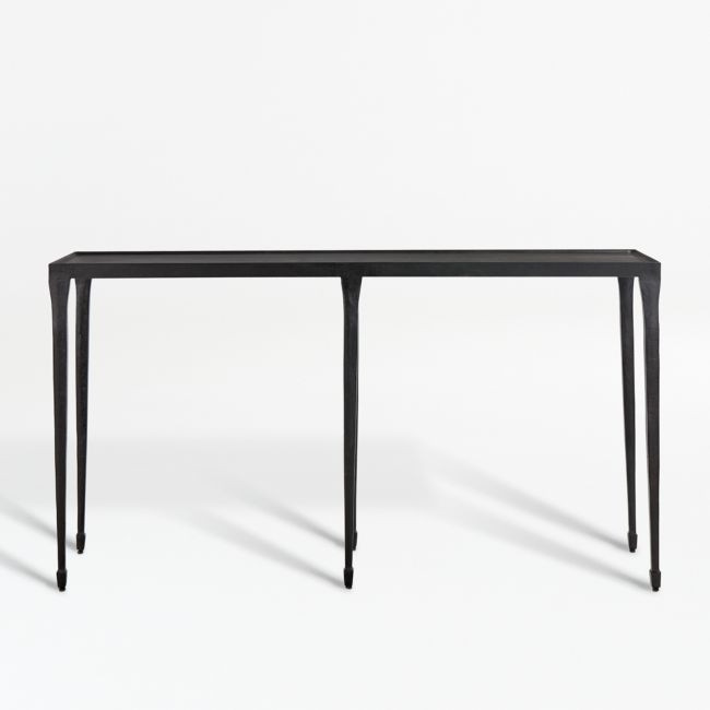 Silviano 60" Iron Console Table | Crate & Barrel