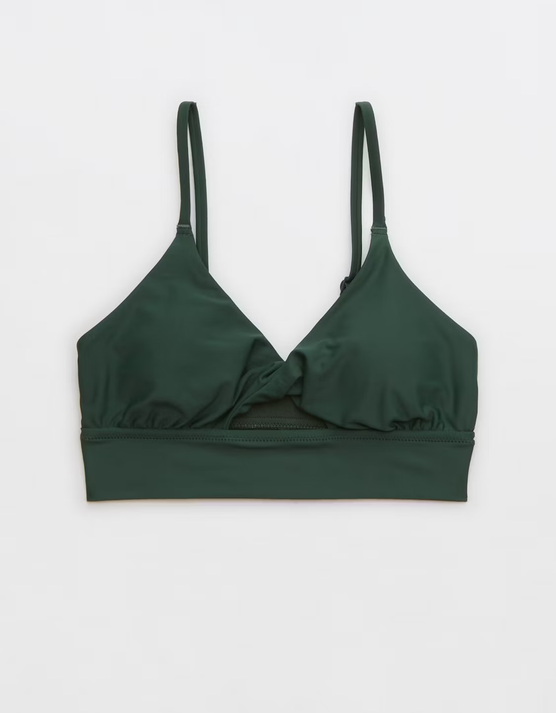 Aerie Twist Longline Scoop Bikini Top | American Eagle Outfitters (US & CA)