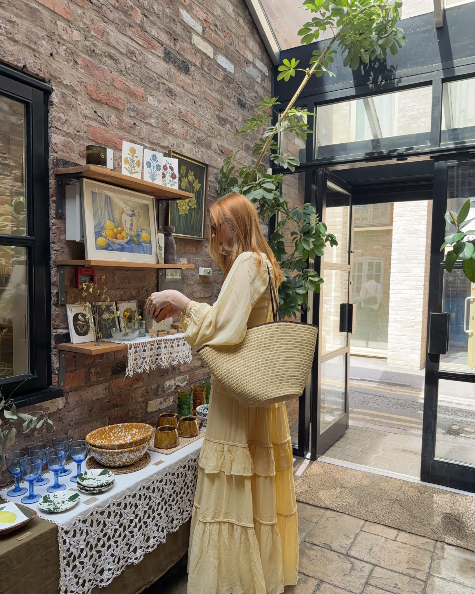 Boho Dress, Summer Dress, Farm Rio, Butter Yellow, Floaty Dress, Basket Bag, Beach Bag, Summer Bag

#LTKsummer #LTKuk #LTKeurope