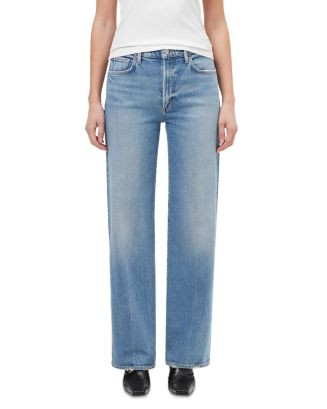 Harper Mid Rise Straight Leg Jeans in Forum | Bloomingdale's (US)