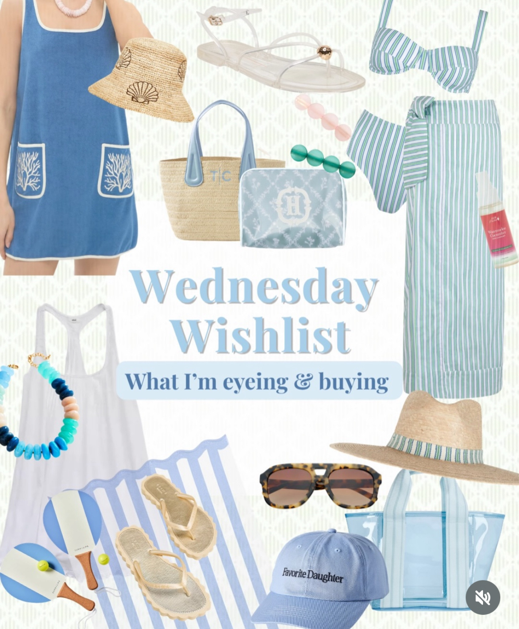 Wednesday Wishlist! Beach edition! 


Swim 
Coverup 
Beach trip