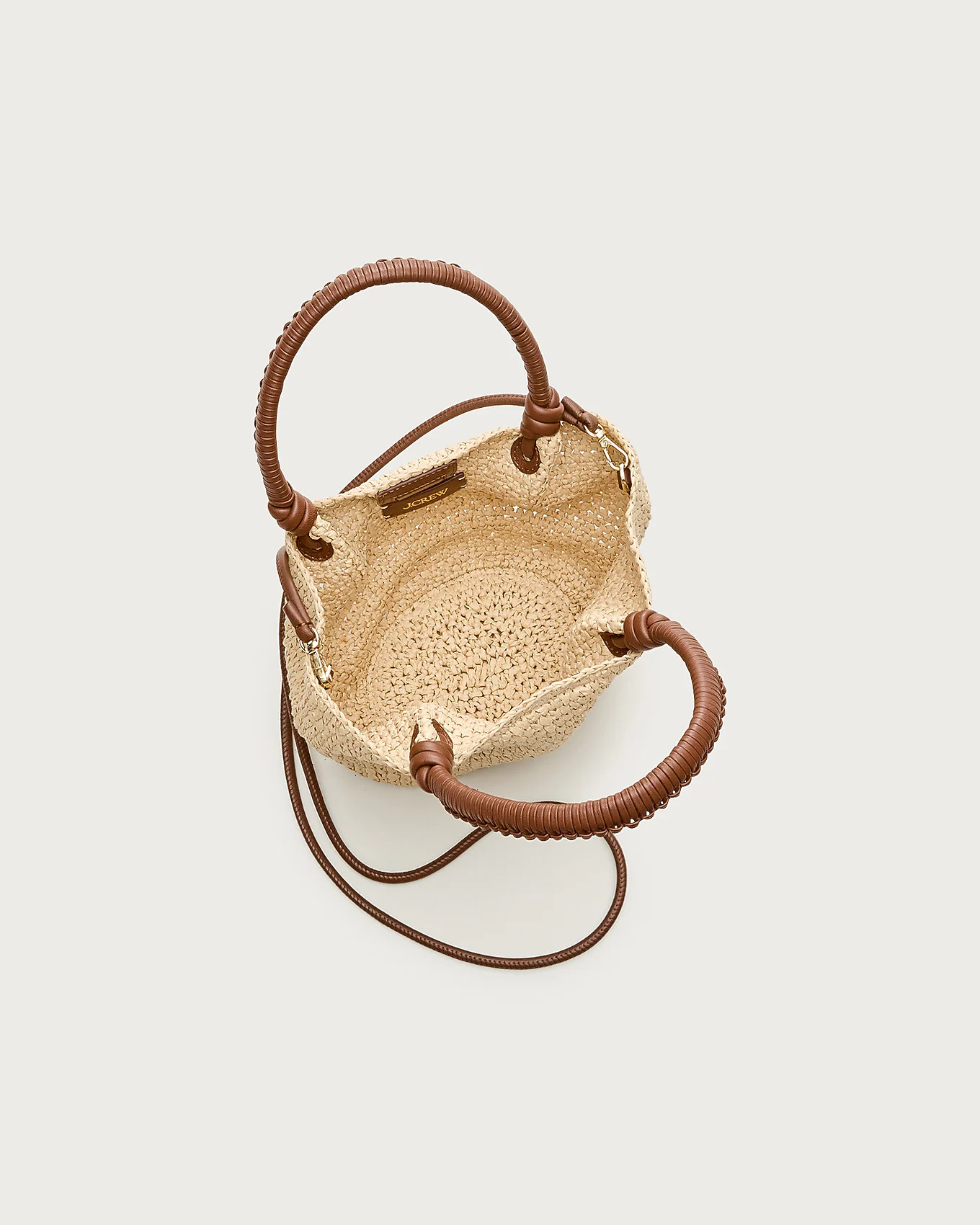 Small handknotted top-handle bag | J. Crew US