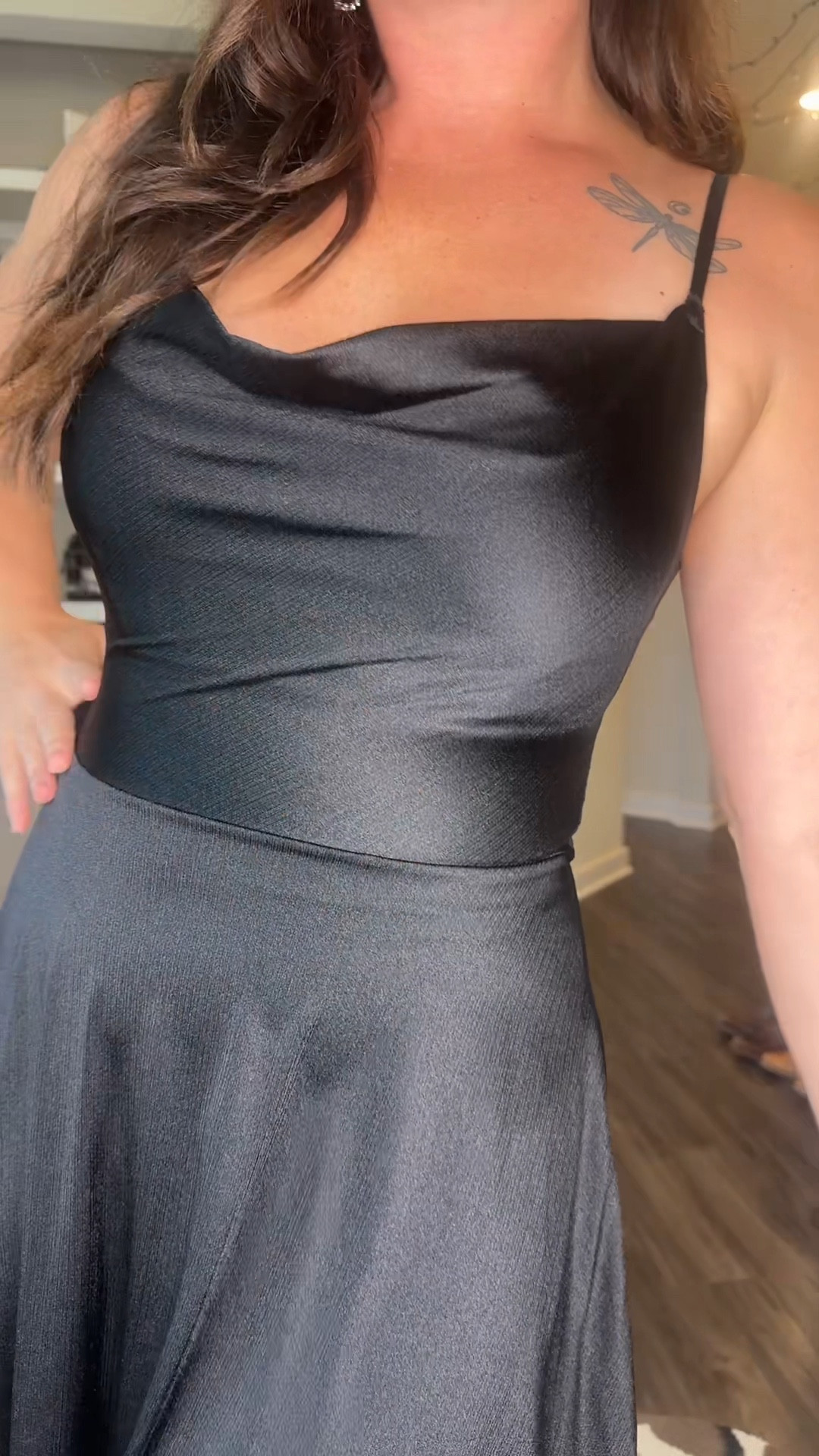 Does your little black dress have shape wear? This one does. And it was definitely designed by a woman because I thought of everything. It even has a built in split so that you can easily use the ladies room! Available in more colors. I’m wearing my true size which is a medium.



#LTKStyleTip #LTKParties