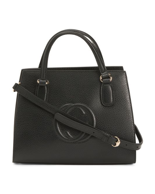 Made In Italy Leather Small Soho Tote | TJ Maxx