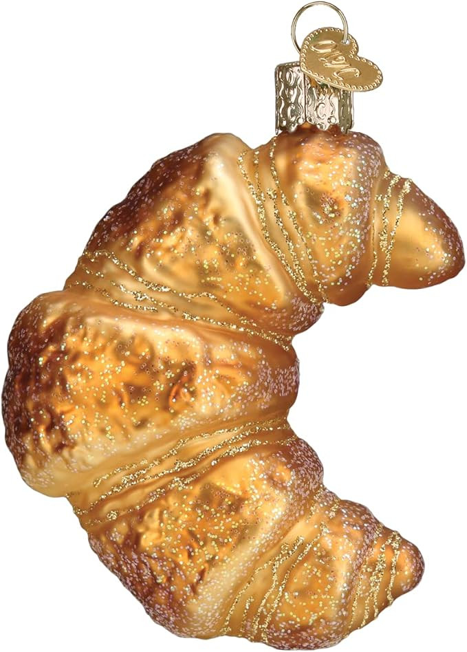 Old World Christmas Croissant Glass Blown Ornament for Christmas Tree | Amazon (US)