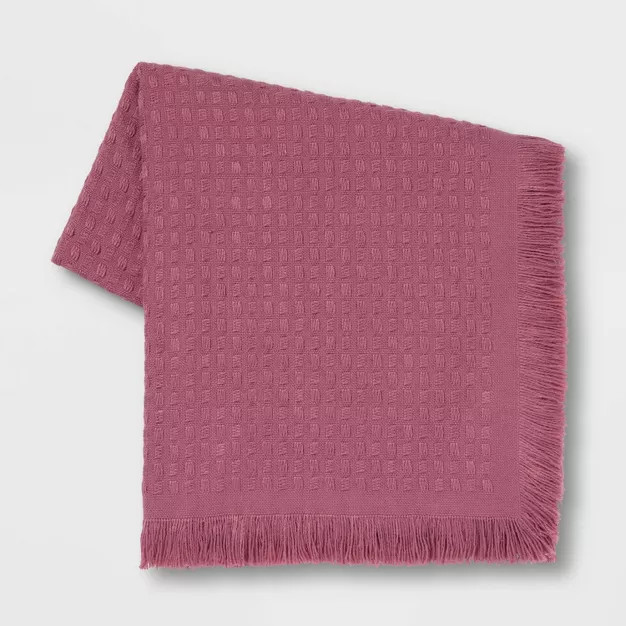Solid Woven Throw Blanket - Threshold™ | Target