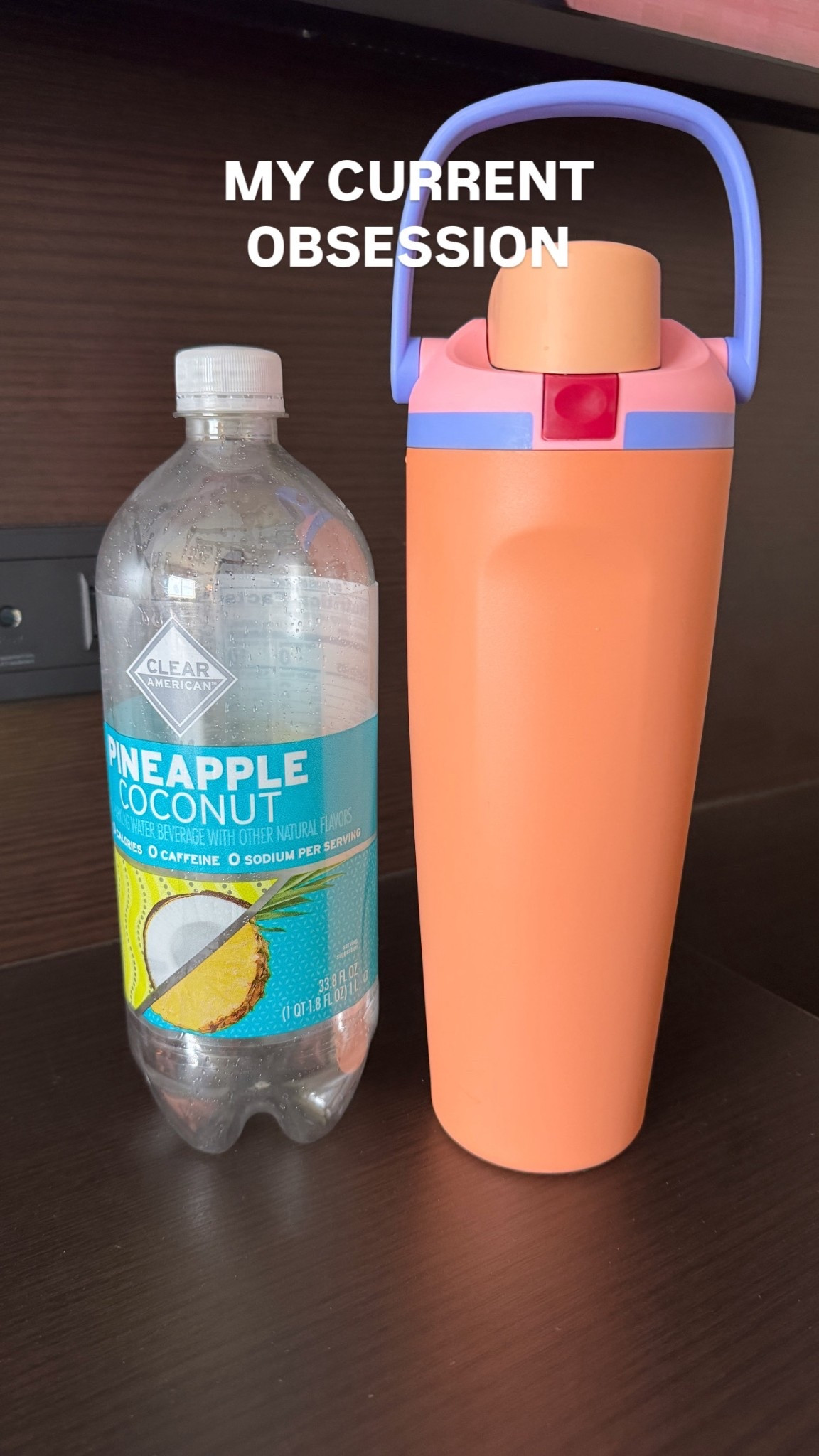 Obsessed with this water from Walmart and of course my owala! 🧡💜🩷

#LTKActive