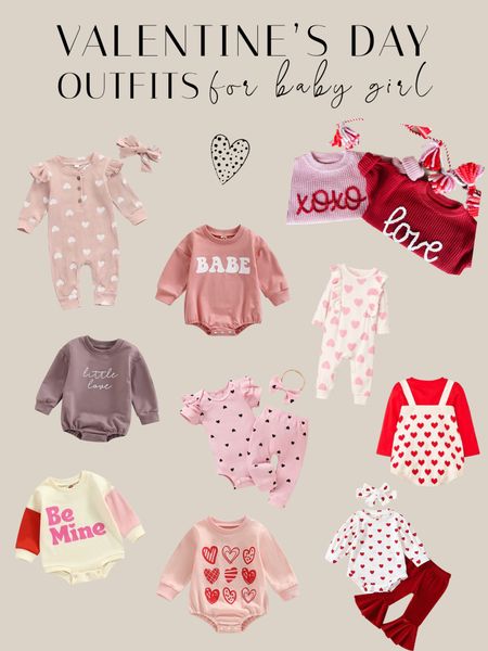 Valentine’s Day Outfits for Baby Girl 🤍

- Valentine’s Day, baby girl clothes, baby clothes, Amazon find

#LTKunder50 #LTKbaby