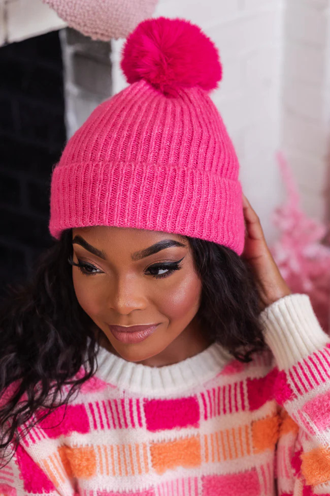 Fushcia Beanie | Pink Lily