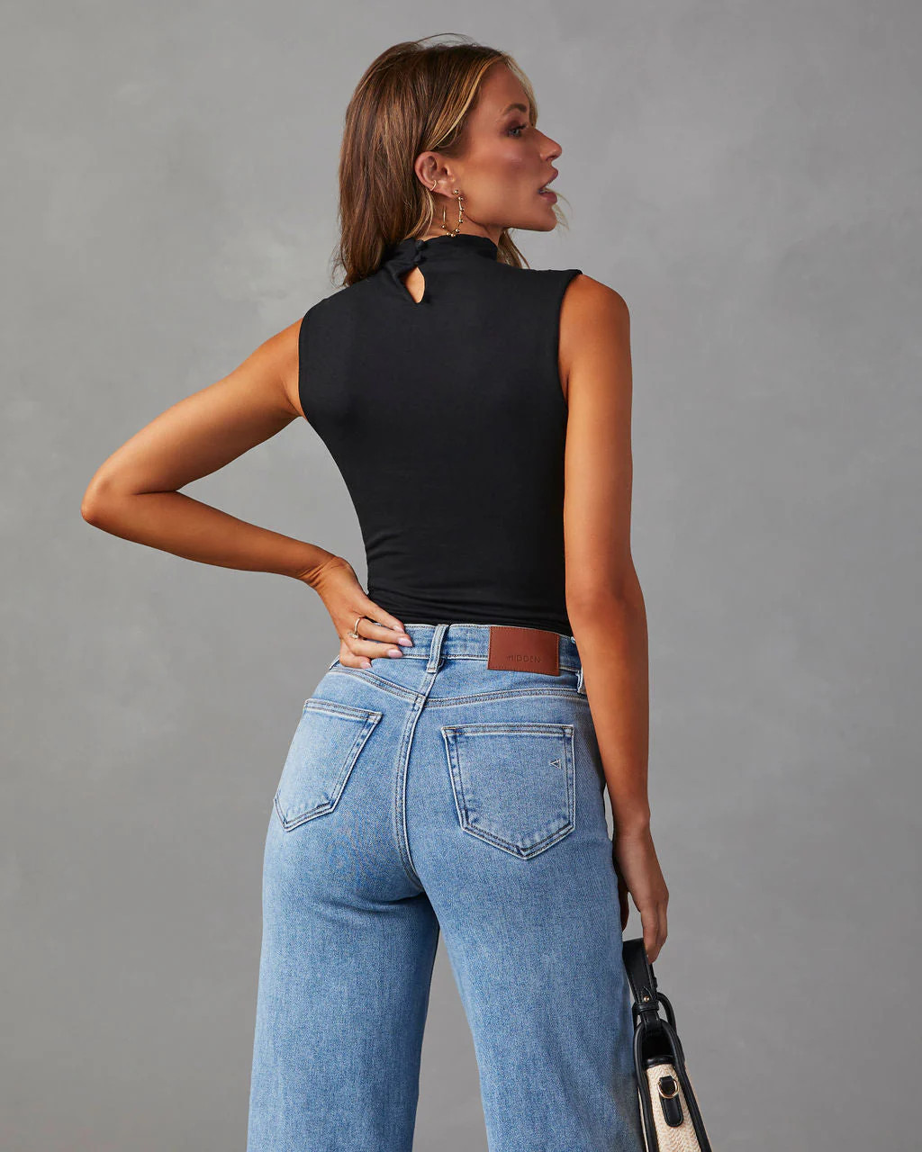 Payton Seamless Mock Neck Bodysuit | VICI