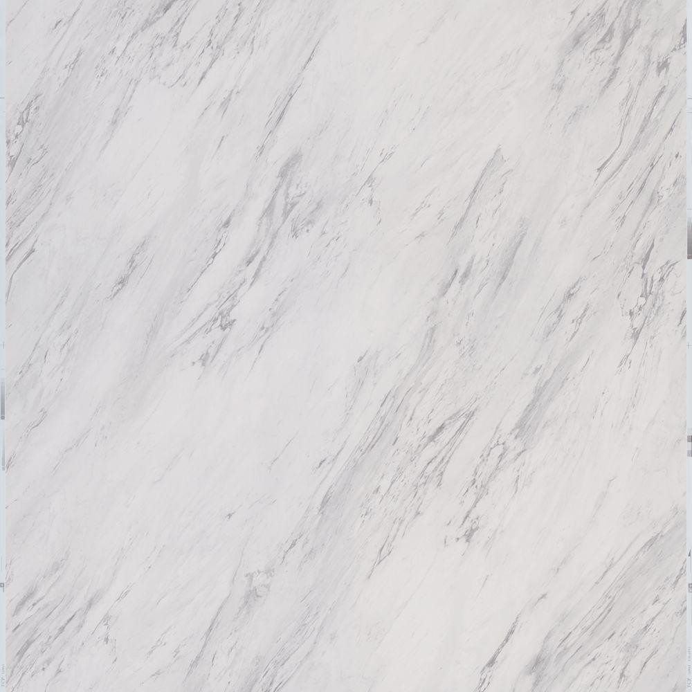 TrafficMaster Carrara Marble 12 in. x 12 in. Peel and Stick Vinyl Tile (30 sq. ft. / case)-SS1212... | The Home Depot