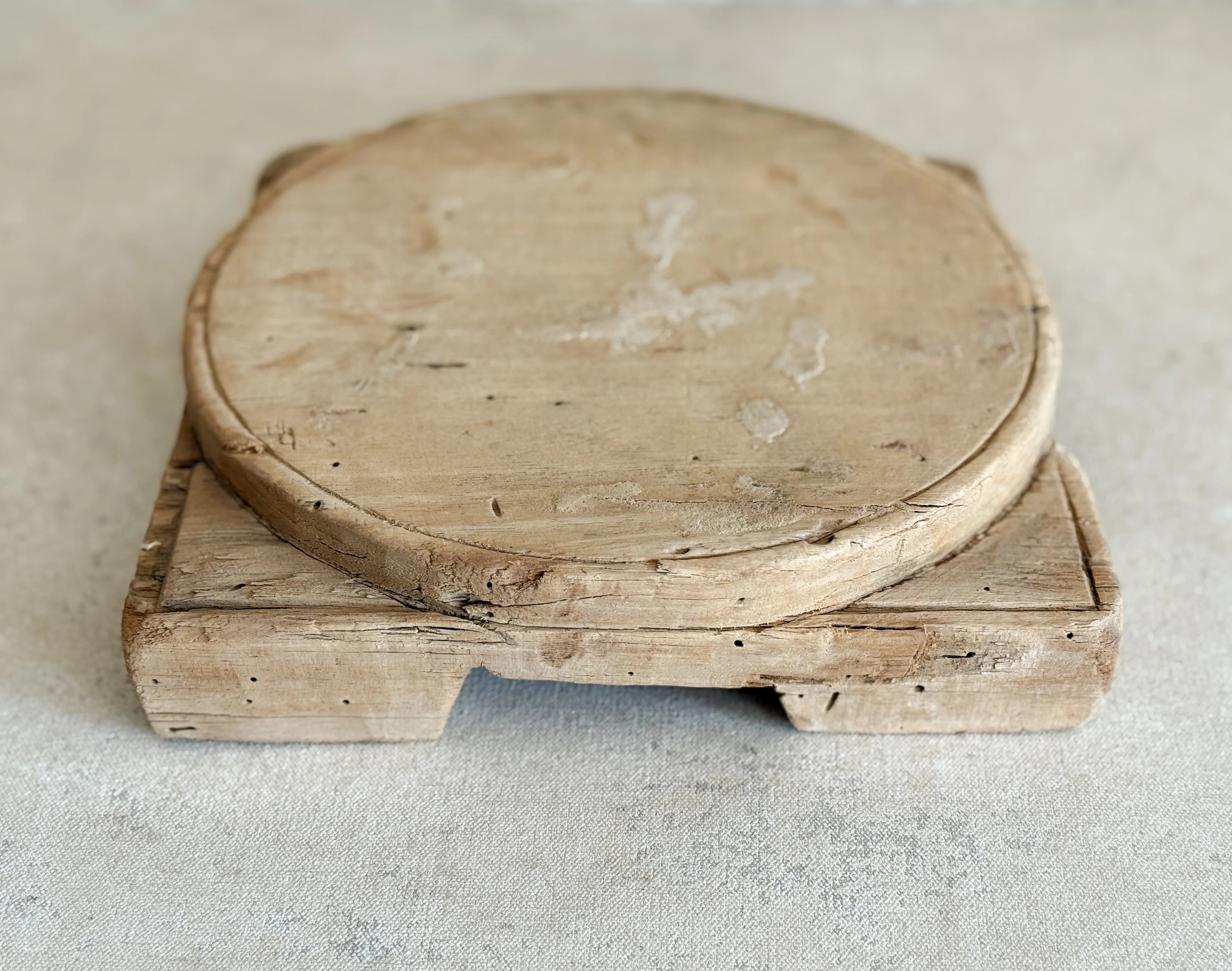 Bleached Chapati Board No 1 | Cottage and Key