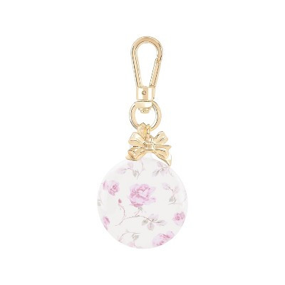 LoveShackFancy x Target – Case-Mate Ribbon Rosa Flora AirTag Keychain Case Sterling Dusk | Target