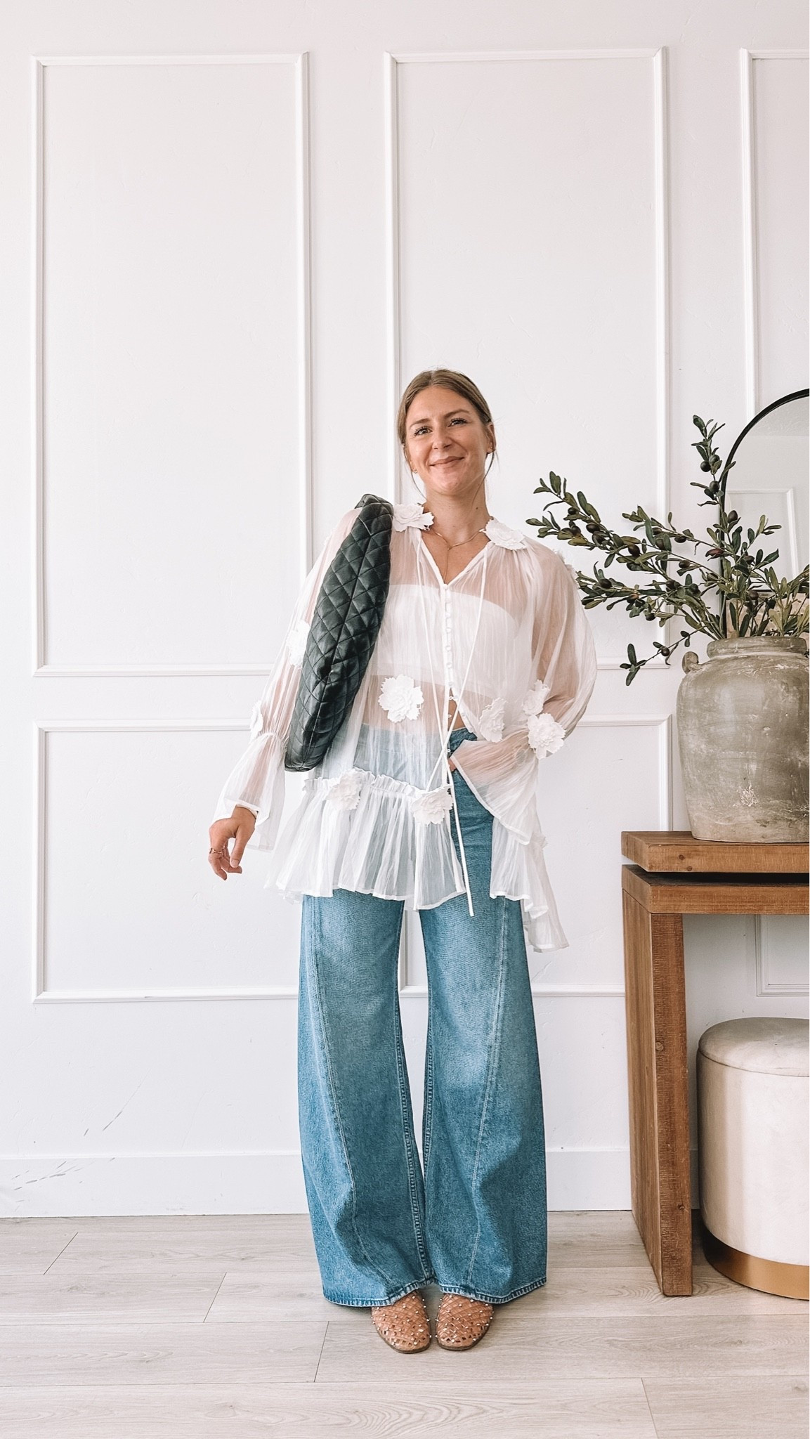 Date Night Outfit - or a summer outfit if you use the top as a cover up 🙃

#LTKgrwm #LTKootd #LTKmomlife