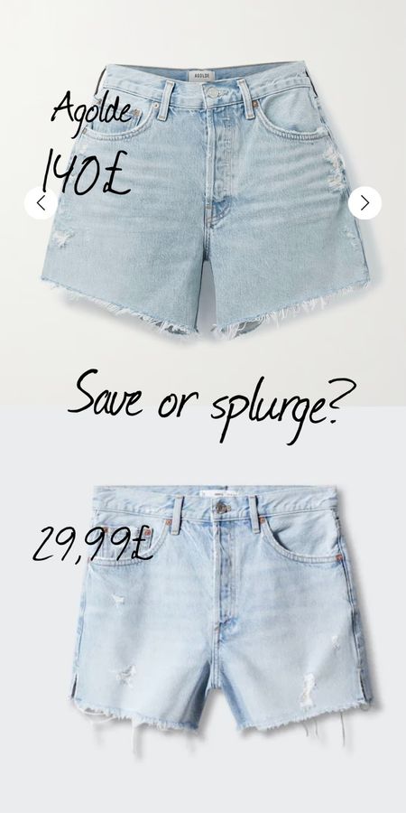 Denim shorts save or splurge? 

#LTKunder50 #LTKunder100 #LTKeurope