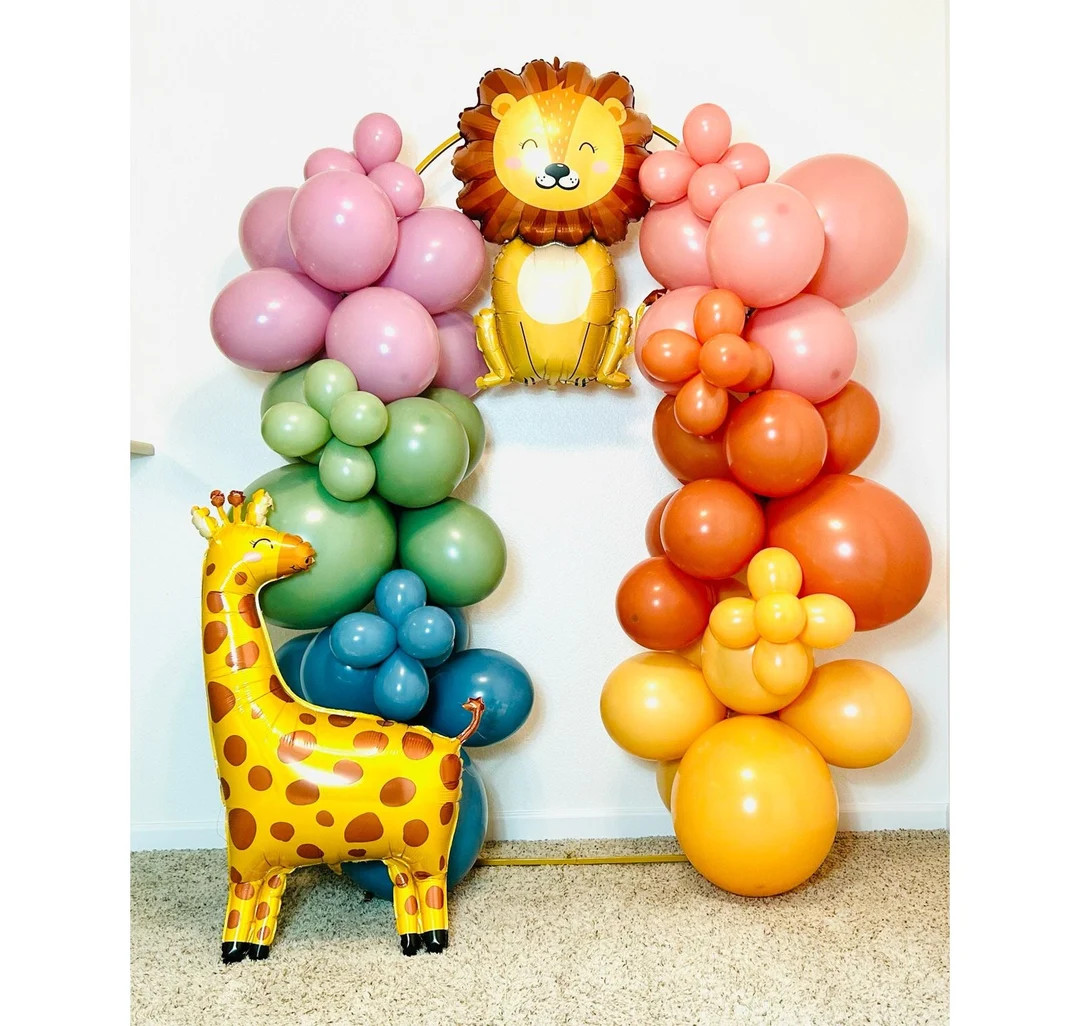 Party Animal Balloon Garland Party Animal Birthday Zoo Party Party Animal Parade Garland Safari A... | Etsy (US)