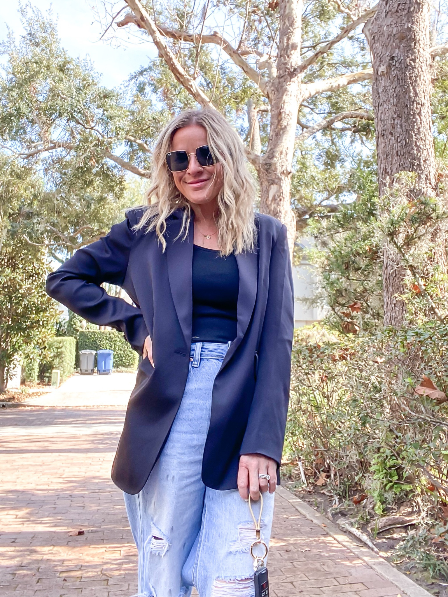 Closet investments you can’t go wrong with - blazers, denim, Birkenstocks, and Burberry! 😜 plus, half of these are on sale right now! #LTKFashion #LTKshop #Valentines #ValentinesDay #Denim #Blazer #Birkenstock #Burberry #Rayban #WinterStyle #Jeans #Workfashion

#LTKSeasonal #LTKFind #LTKU #LTKGiftGuide #LTKsalealert