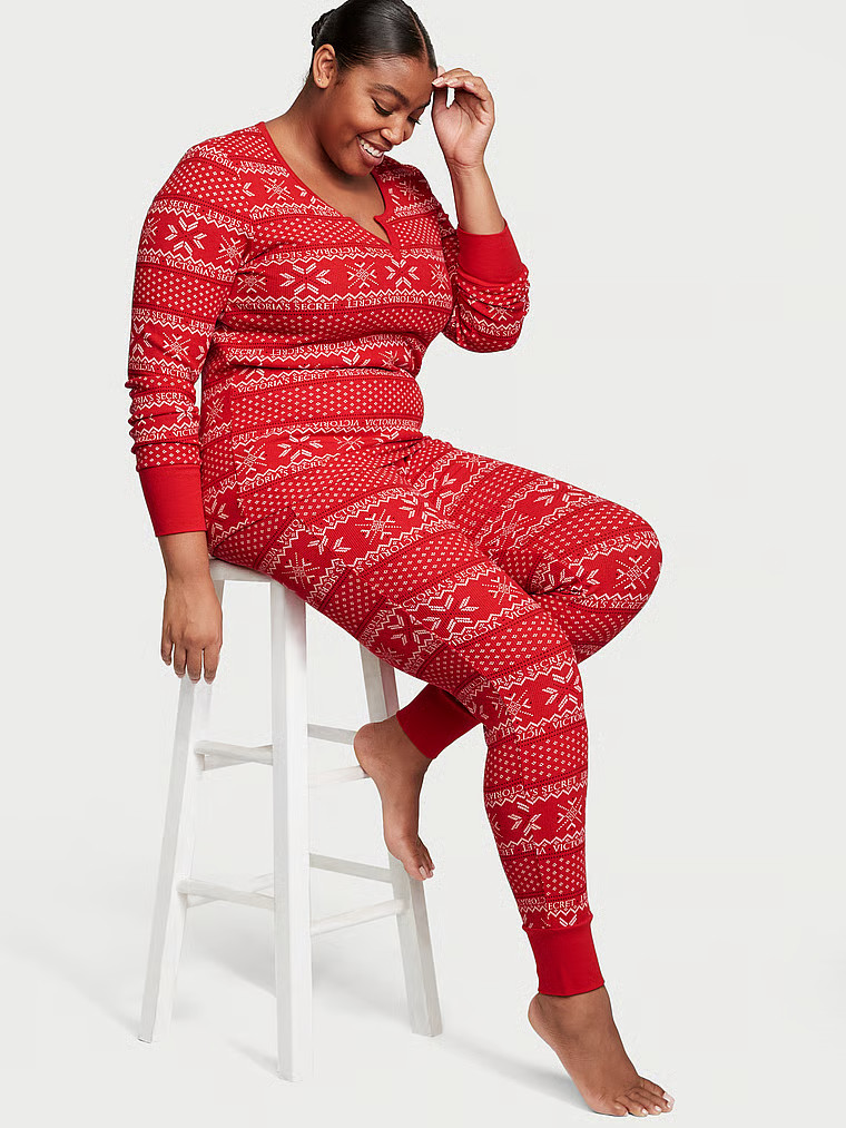 Thermal Long Pajama Set | Victoria's Secret (US / CA )