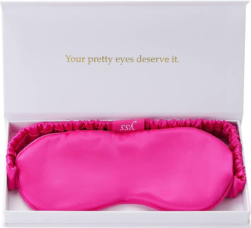 Silk Sleep Mask Light Blocking Luxury 100% Mulberry 19mm Silk Eye Mask Eye Cover Blindfold Ultra ... | Amazon (US)