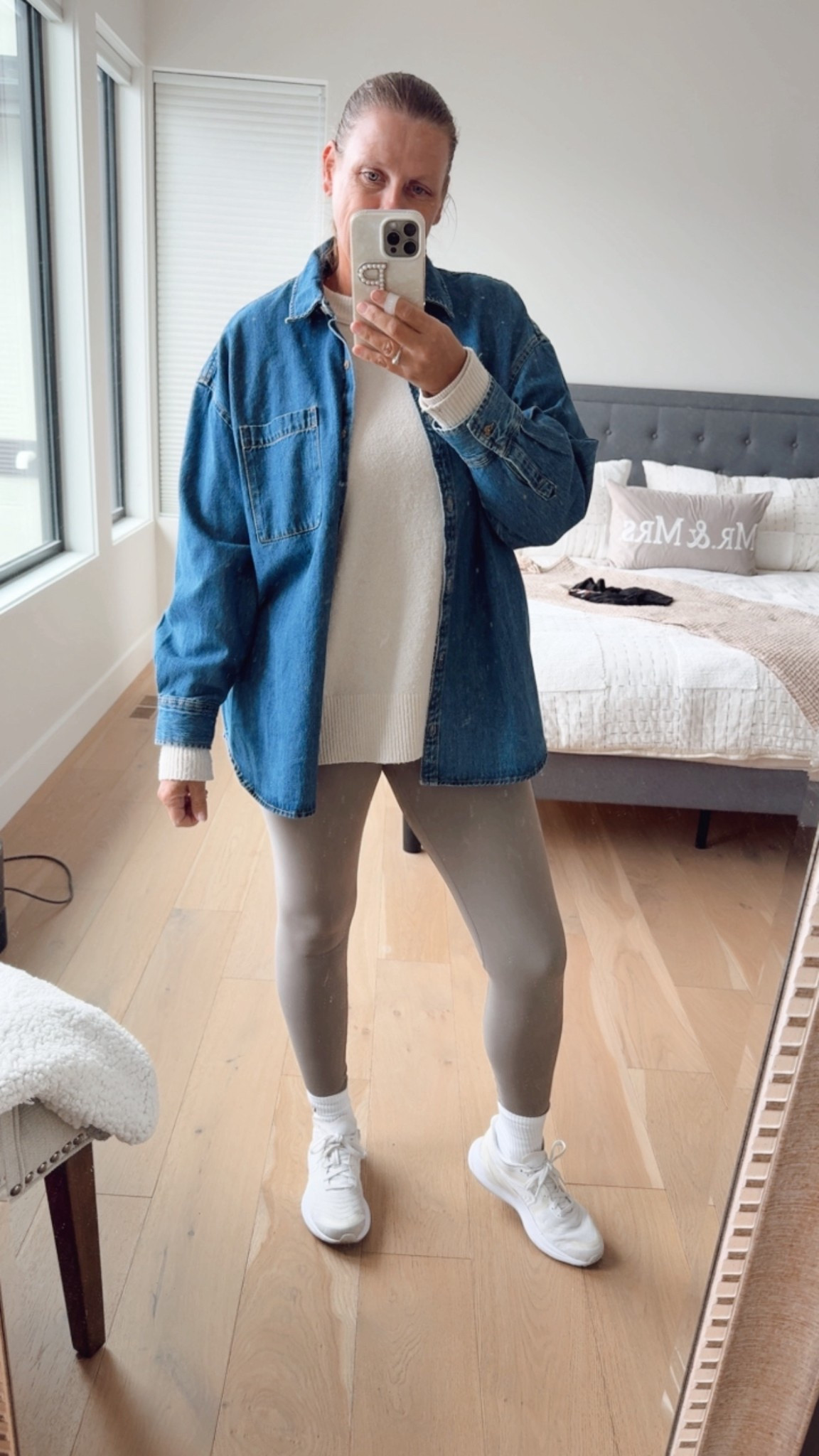 Casual basics 👌

Weekend outfit, leggings outfit, denim jacket outfit 

#LTKootd #LTKSaleAlert #LTKOver40