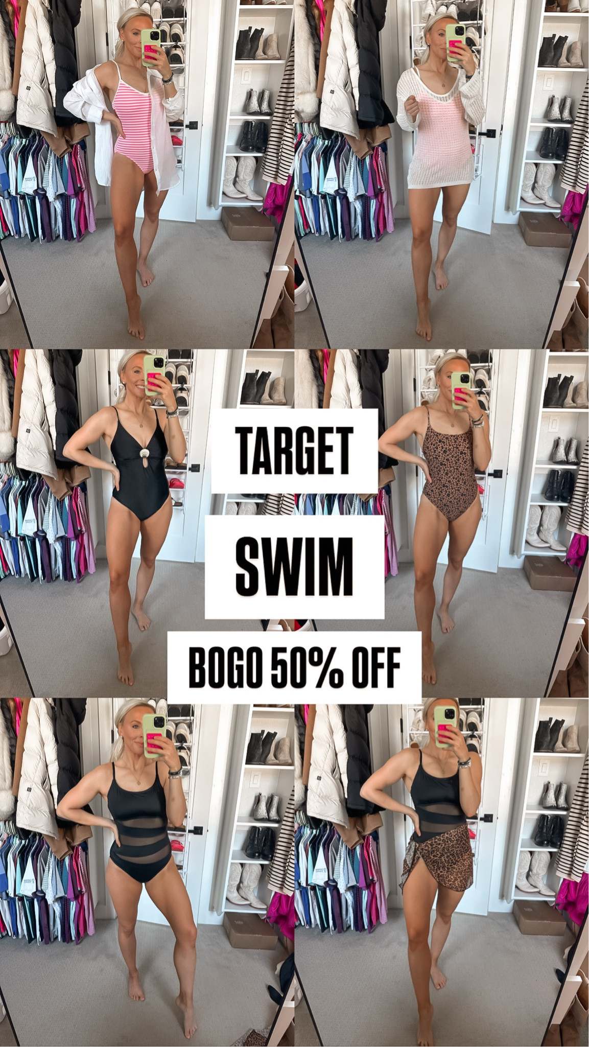 Target swim BOGO 50% OFF!!!! Everything is TTS! Perfect timing for spring break! Love the one piece swimsuit options this year 

#LTKSwim #LTKStyleTip #LTKSaleAlert