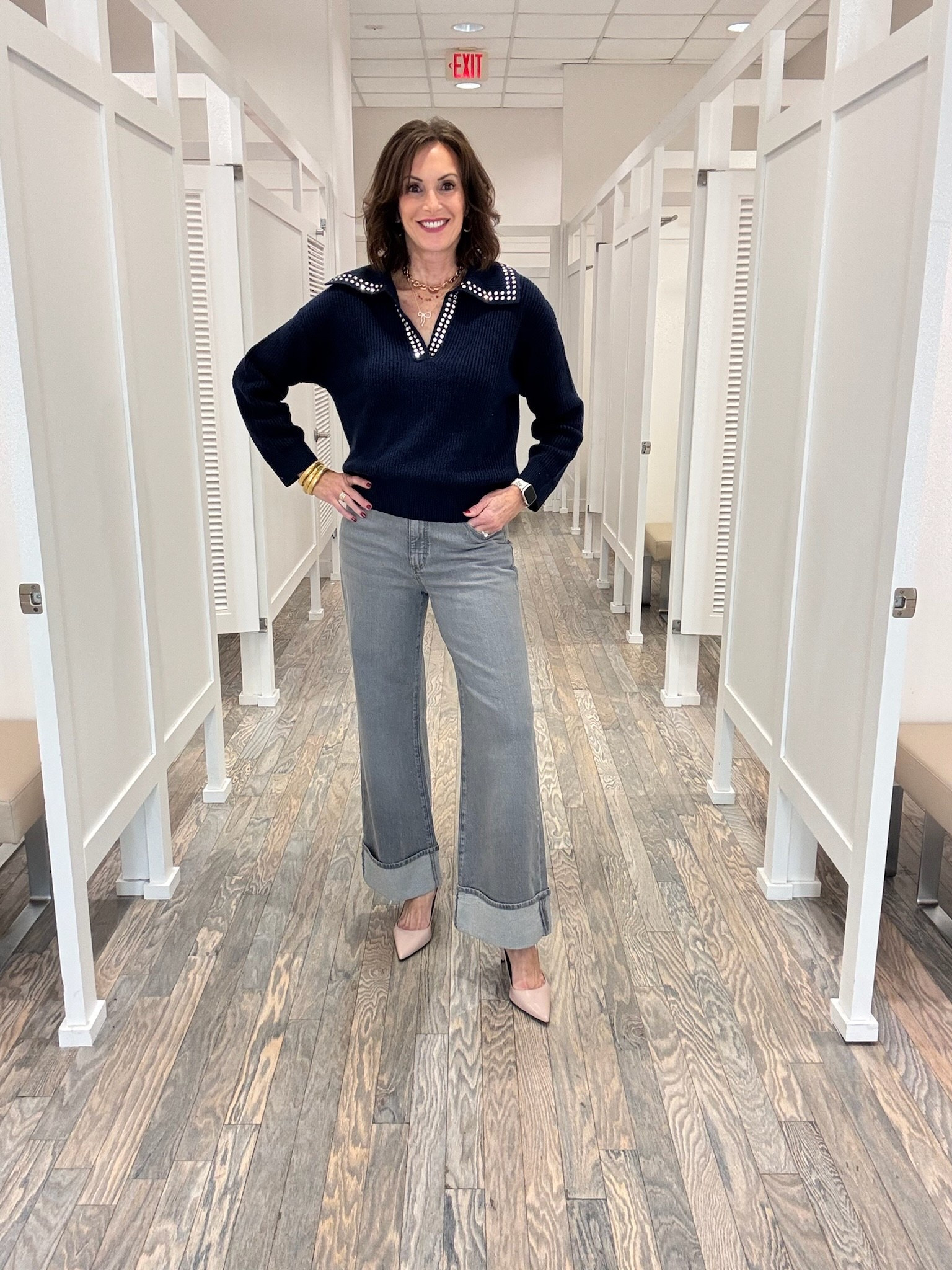 Trendy everyday outfit from Loft! top is a medium/large, pants are size 6/8 and my shoes are a size 10.





Women’s fashion, outfit inspo, outfit ideas, what to wear for, fashion over 40, fashion over 50, fall outfit ideas, winter fashion, winter styles, winter outfits, winter outfit inspo, holiday styles, holiday outfits, holiday outfit inspo, holiday fashion, trending fashion, chic style

#LTKHoliday #LTKOver40 #LTKootd