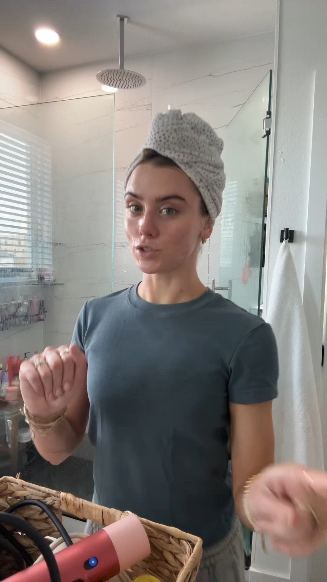 Post shower hair care routine! I love to mix and match different products to curate my ultimate haircare. I always start out with the spray products and work my way it the creams and lately the mousse. My code for in common is SLOANE and my code for Divi is SLOANE. @Divi Official @Sephora 

#LTKselfcare #LTKgrwm #LTKBeauty