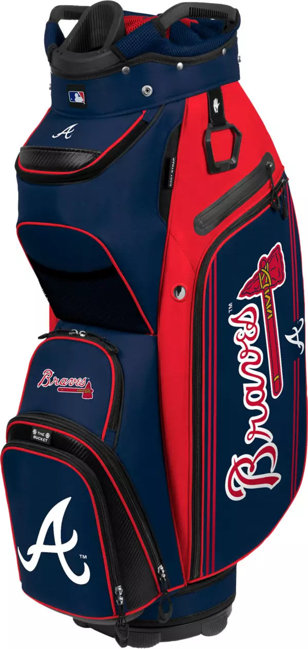 Team Effort Atlanta Braves Bucket III Cooler Cart Bag | Golf Galaxy | Golf Galaxy