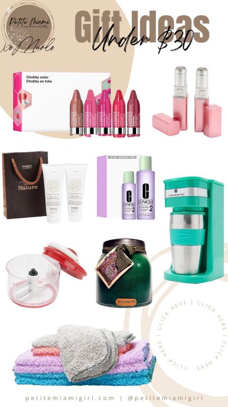 Gift Ideas under 30$ from beauty products , to kitchen items , candles 

#LTKGiftGuide #LTKHoliday #LTKsalealert