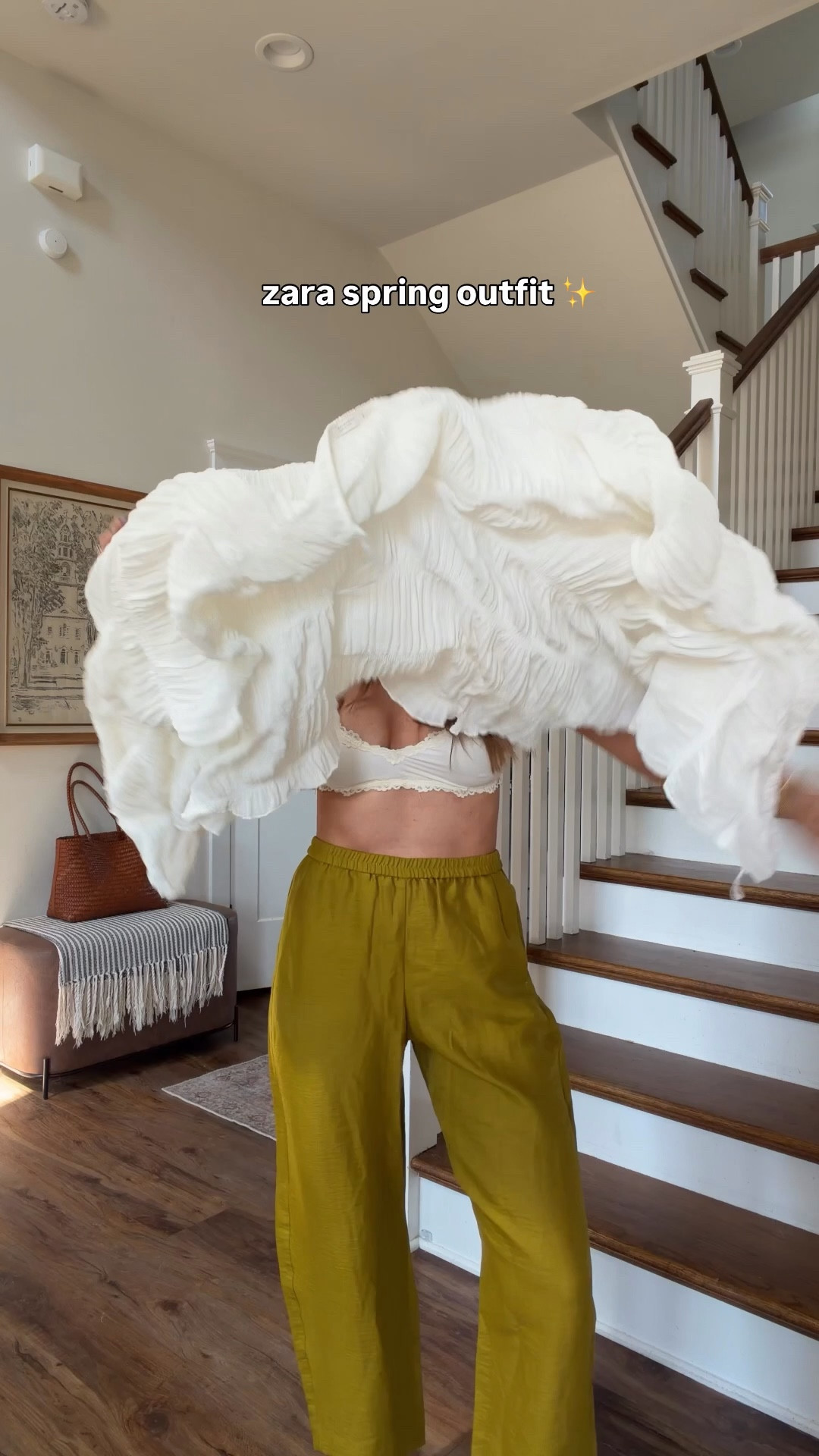 Zara spring outfit! In xs/s top & xs bottom! Linked some extra similar bottoms too

#LTKgrwm #LTKootd