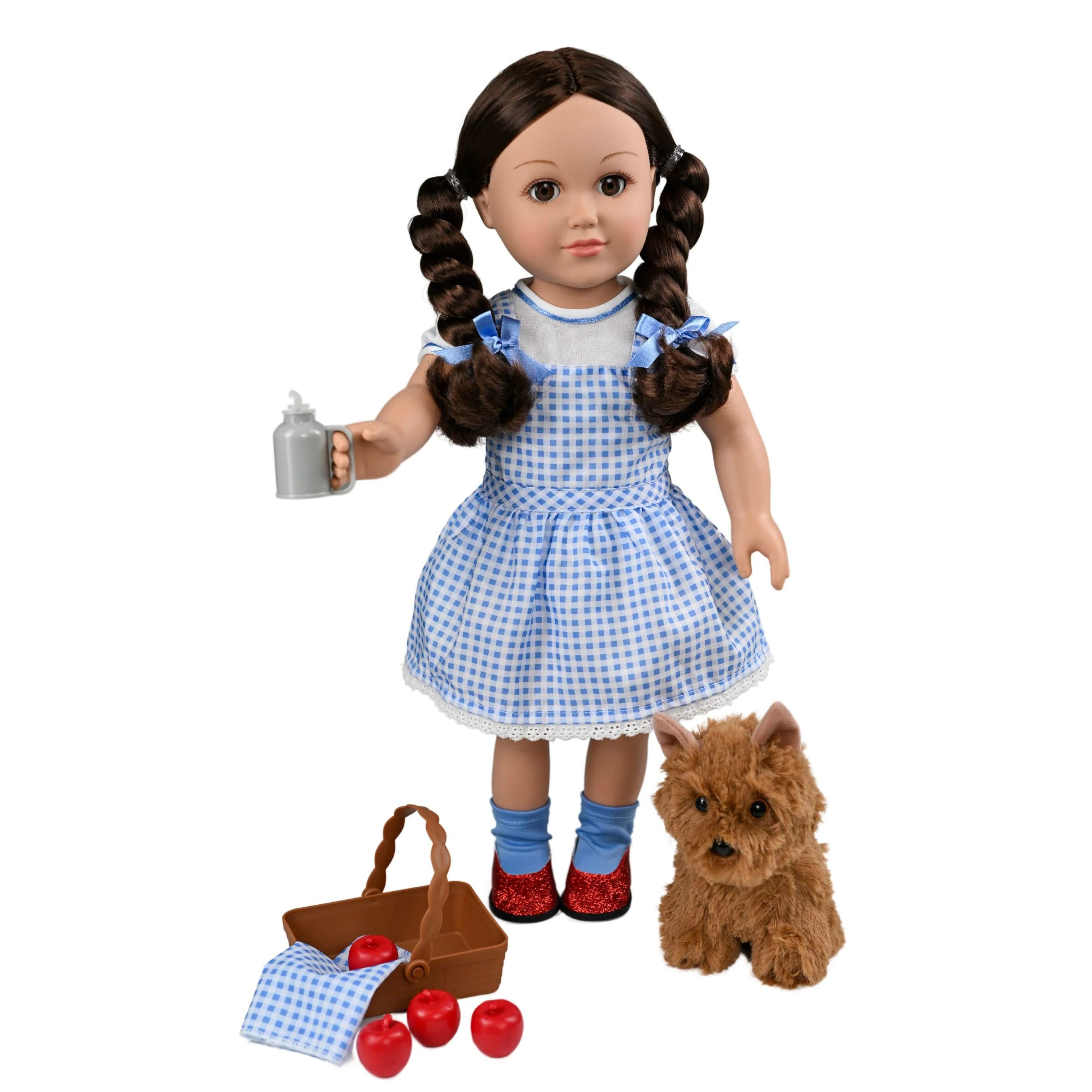 My Life As Wizard of Oz Dorothy Posable 18-inch Doll, Brunette Hair, Brown Eyes | Walmart (US)