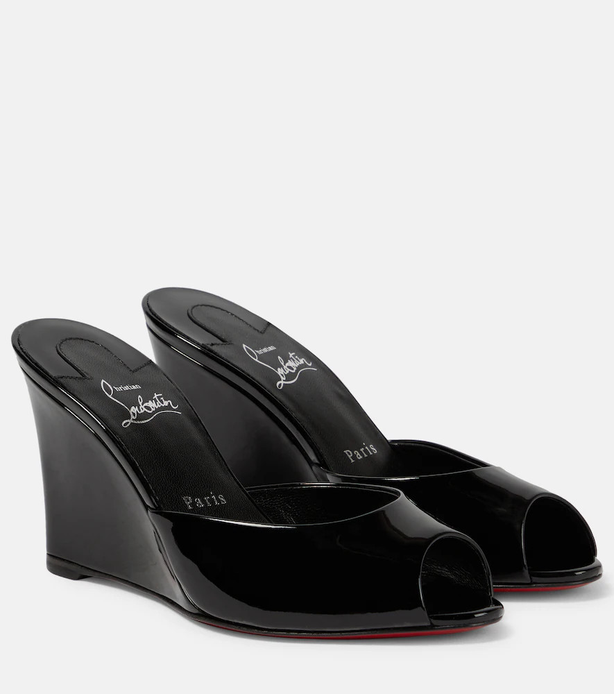 Christian Louboutin Me Dolly Zeppa patent leather sandals | Mytheresa (US/CA)