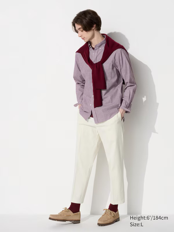 Smart Ankle Pants (2-Way Stretch, Cotton) | UNIQLO US | UNIQLO (US)