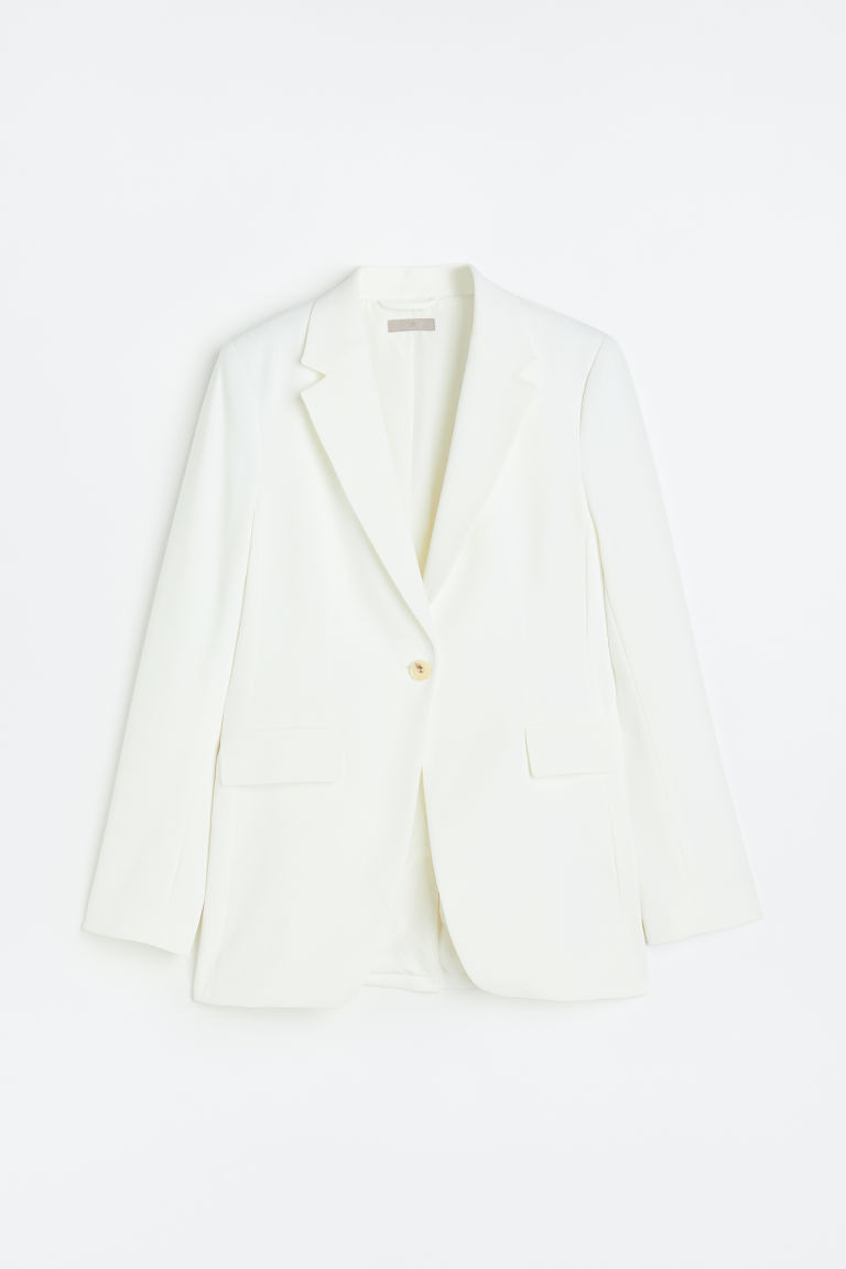 H & M - Blazer ajusté - Blanc | H&M (FR, IT, ES, PT, BE)