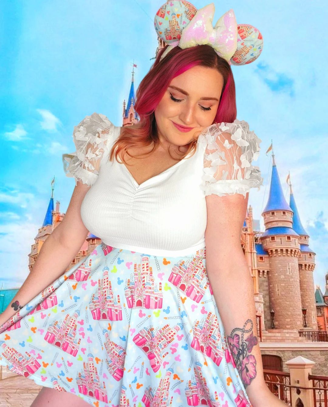 Birthday Cake Castle Twirl Skirt - Etsy | Etsy (US)