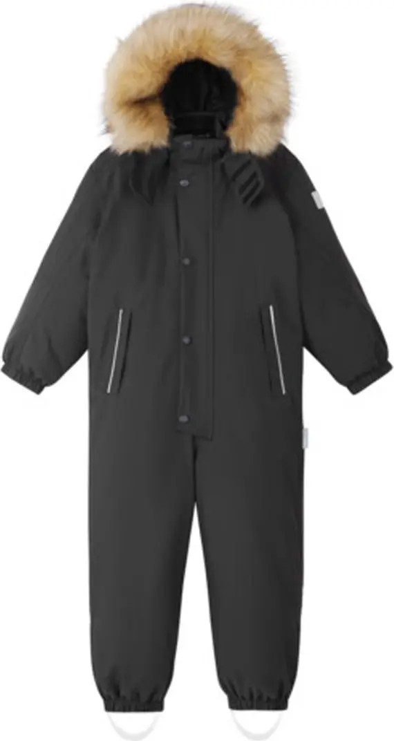 Kids' Reimatec Stavanger Windproof & Waterproof Insulated Snowsuit with Removable Faux Fur Trim | Nordstrom