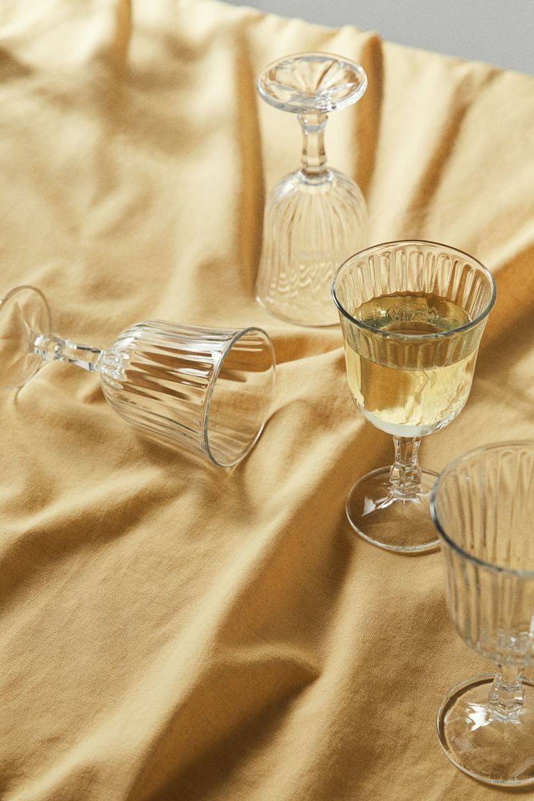 4-pack Wine Goblets - Transparent - Home All | H&M US | H&M (US + CA)