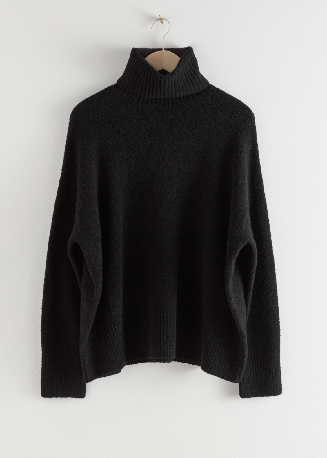 High Neck Sweater - Black | & Other Stories (EU + UK)